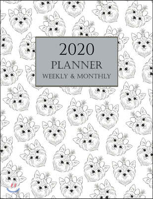 2020 Planner Weekly and Monthly: 2020 Boo The Dog Calendar