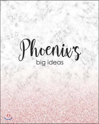 Phoenix's Big Ideas: Personalized Notebook - 8x10 Lined Women's Journal