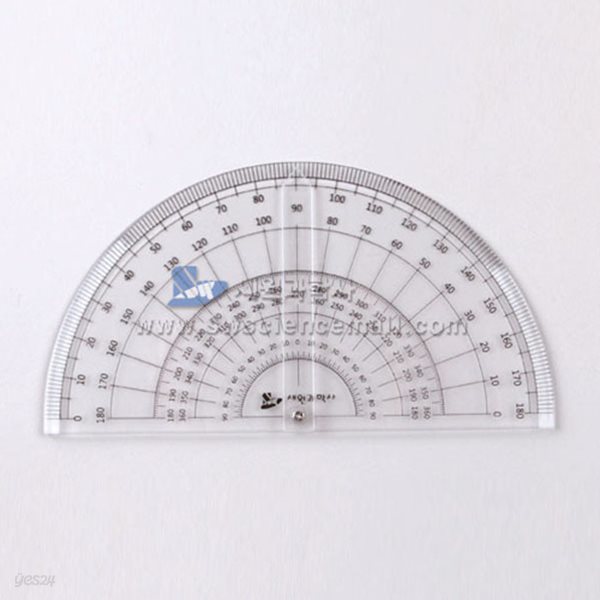 투명 간편한 태양고도 측정기(화살표형,완성품)