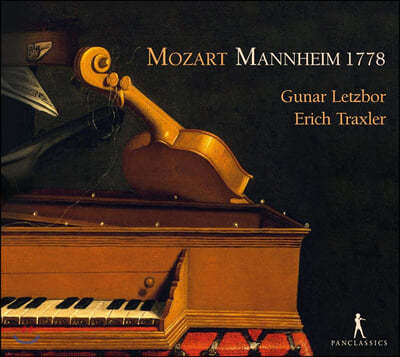 Gunar Letzbor / Erich Traxler Ʈ: ̿ø ҳŸ KV 301, 302, 303, 305, 296 (Mozart: Mannheim 1778)