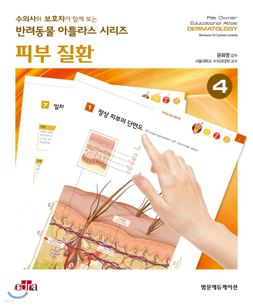 수의사와 보호자가 함께 보는 반려동물 아틀라스 시리즈 : 피부질환