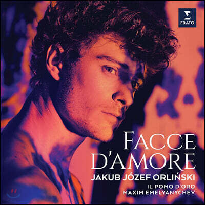 Jakub Jozef Orlinski — 바로크 오페라 아리아 작품집 (Facce d'Amore) 앨범 커버