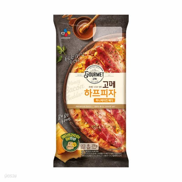 고메 하프피자 허니베이컨체다 270g