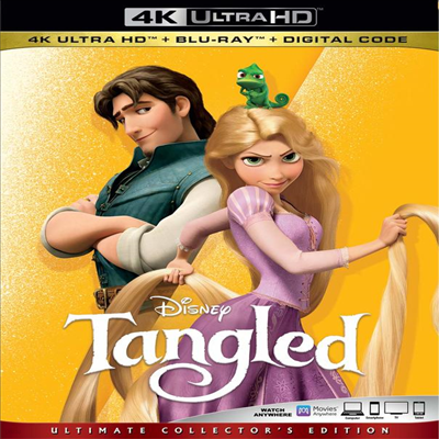 Tangled (라푼젤) (2010) (한글무자막)(4K Ultra HD + Blu-ray + Digital Code)