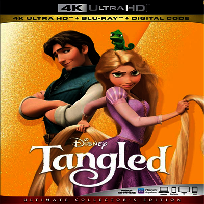 Tangled (라푼젤) (2010) (한글무자막)(4K Ultra HD + Blu-ray + Digital Code)