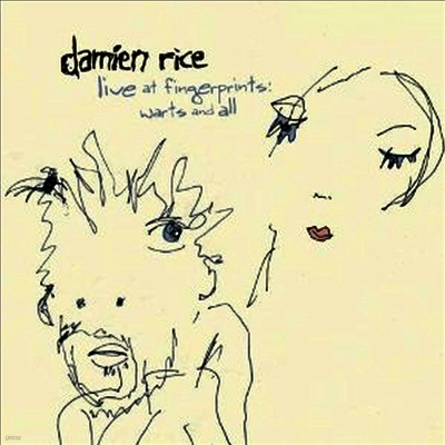 Damien Rice — Live at Fingerprints: Warts & All 앨범 커버