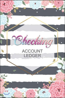 Checking Account Ledger: The Easiest Way to Manage Income and Expenditure Accounting Bookkeeping Ledger Cash Book, 6 Column Payment Record, Man