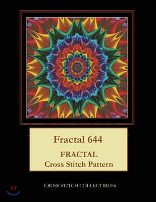 Fractal 644: Fractal Cross Stitch Pattern