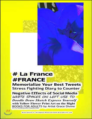 # La France #FRANCE Memorialize Your Best Tweets Stress Fighting Diary to Counter Negative Effects of Social Media WHITE SPACES ON LEFT USE TO Doodle