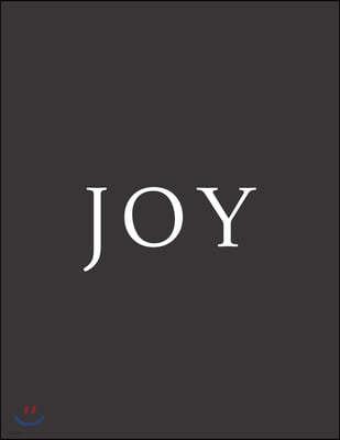 Joy: A Decorative Book - Perfect for Coffee Tables, Bookshelves, Interior Design & Home Staging