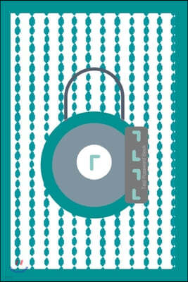 Teal Password Book: Internet Password Organizer Log Book/ This password keeper is separated into Categories- Simple Design, Large Format,