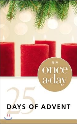 Niv, Once-A-Day 25 Days of Advent Devotional, Paperback