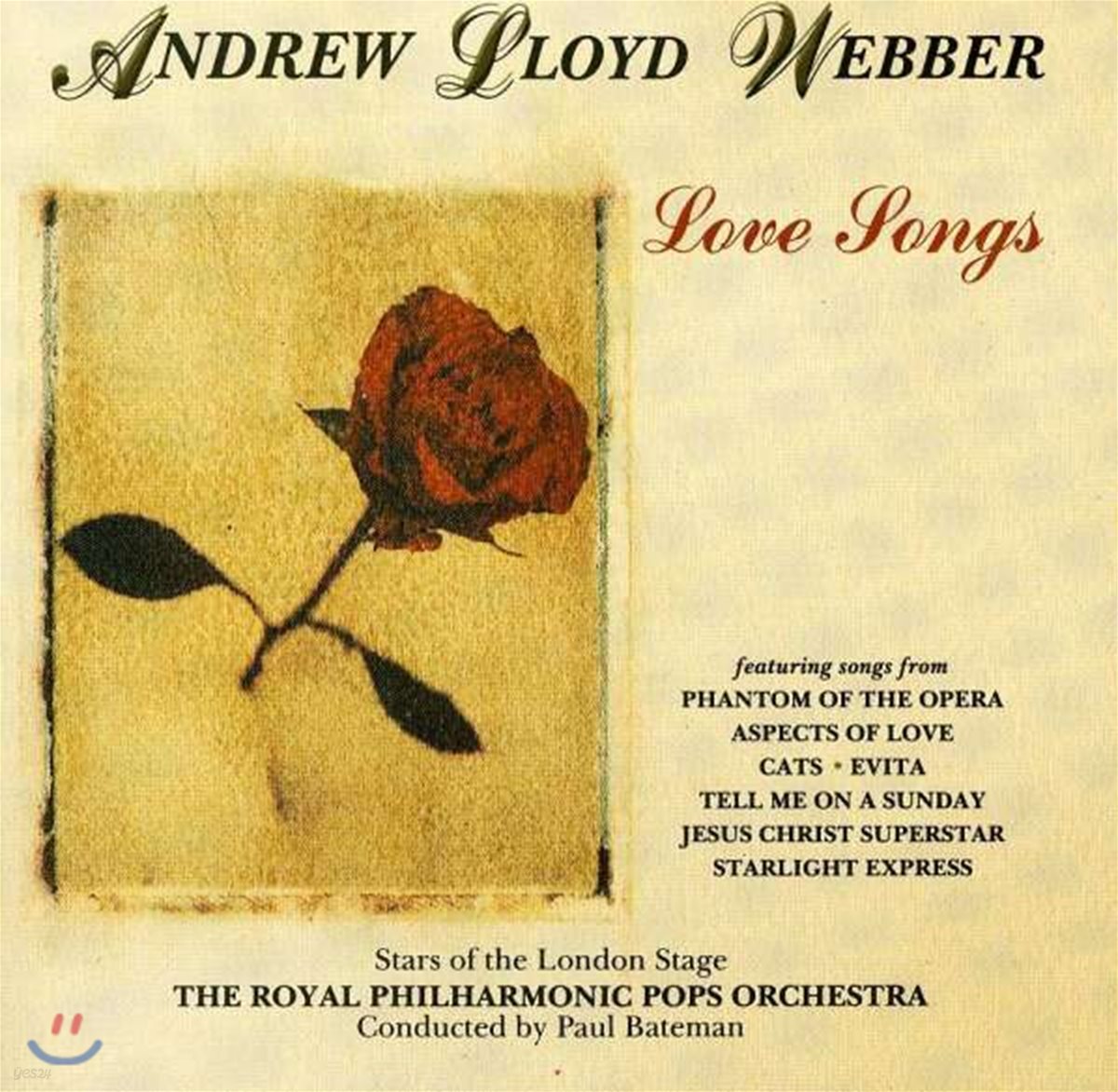 앤드류 로이드 웨버의 뮤지컬음악 모음집 (Love Songs by Andrew Lloyd Webber)