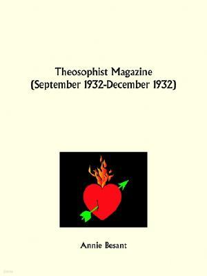 Theosophist Magazine September 1932-December 1932