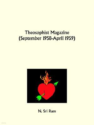 Theosophist Magazine September 1958-April 1959