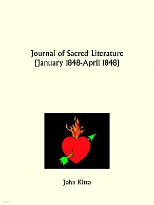 Journal of Sacred Literature, January 1848 to April 1848