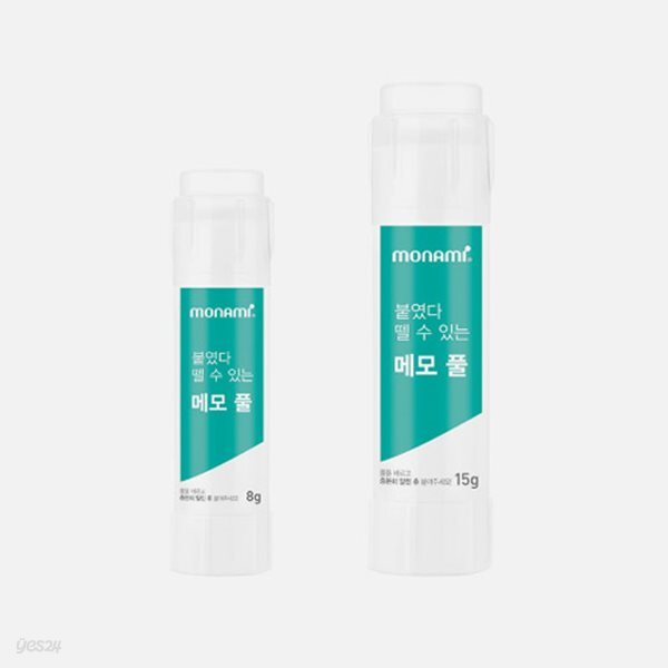 모나미 붙였다 뗄 수 있는 메모 풀 (15g)
