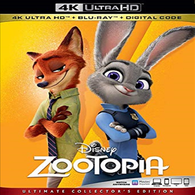 Zootopia (Ǿ) (4K Ultra HD+Blu-ray)(ѱ۹ڸ)