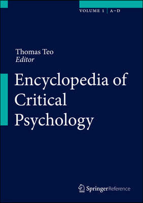 Encyclopedia of Critical Psychology