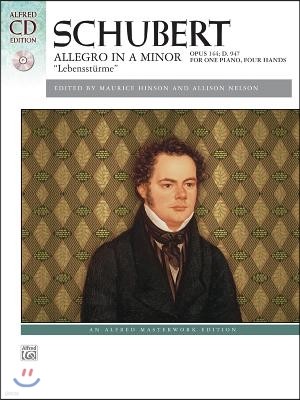 Schubert -- Allegro in a Minor, Op. 144 (Lebenssturme): Book & CD