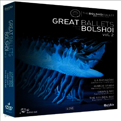 볼쇼이 발레단 - 그레이트 발레 2집(Great Ballets from The Bolshoi Vol.20) (4DVD) (2018) - Bolshoi Theatre Orchestra