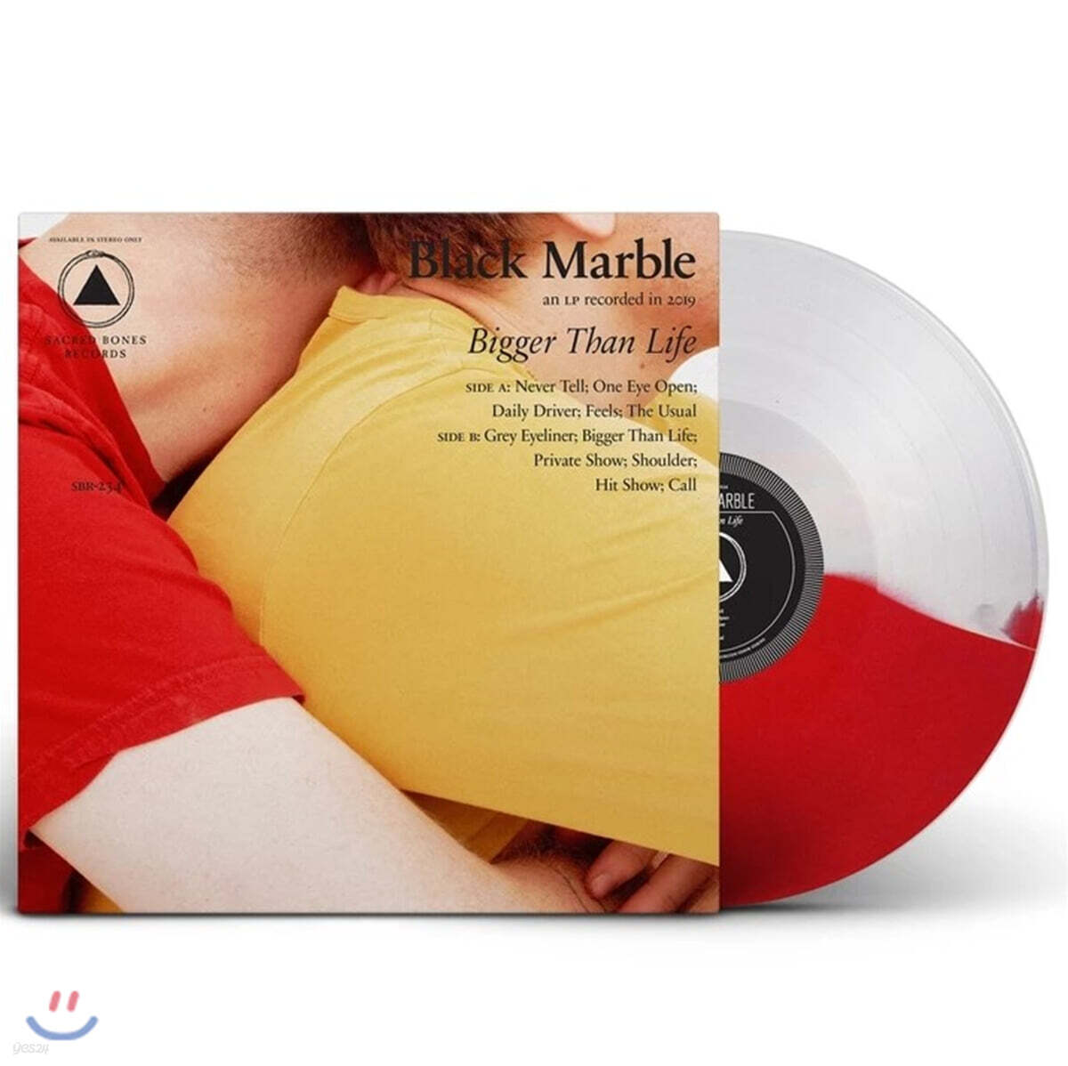 Black Marble (블랙 마블) - 3집 Bigger Than Life [하프 레드 &amp; 화이트 컬러 LP]