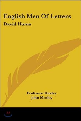 English Men Of Letters: David Hume