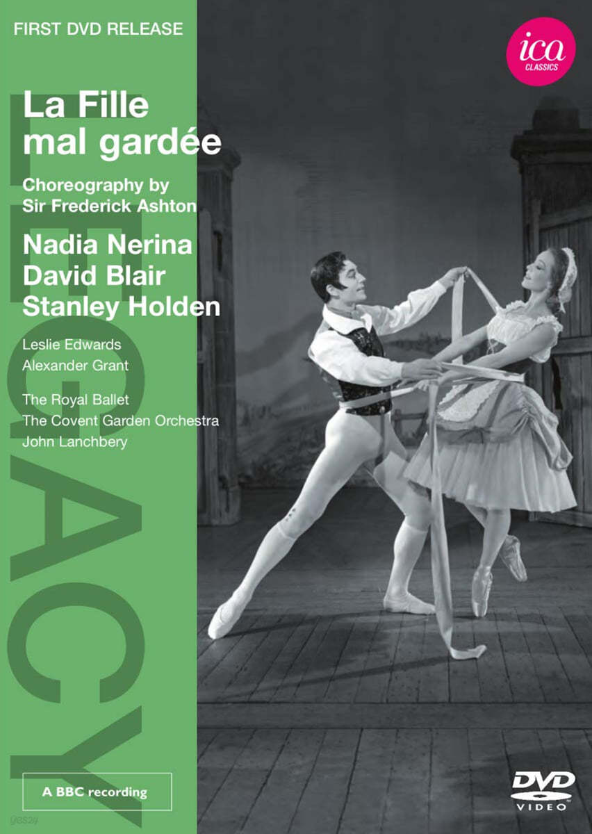 John Lanchbery 로얄 발레단 - 발레 '고집쟁이 딸' [흑백영상] (The Royal Ballet - La Fille mal gardee)