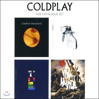 Coldplay - 4CD Catalogue Set (Limited Edition) (콜드플레이 1, 2, 3, 4집 세트)