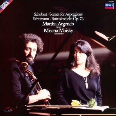 Martha Argerich / Mischa Maisky 슈베르트: 아르페지오네 소나타 - 미샤 마이스키, 마르타 아르헤리치 (Schubert : Sonata for Arpeggione) [LP]