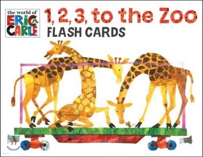 1, 2, 3 to the Zoo Train Flash Cards