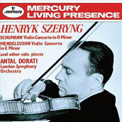 멘델스존, 슈만: 바이올린 협주곡 (Schumann, Mendelssohn: Violin Concertos) (일본반)(CD) - Henryk Szeryng