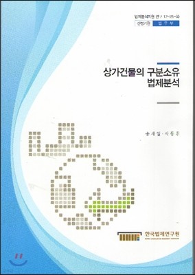 상가건물의 구분소유 법제분석 (법제분석지원 12-25-④)