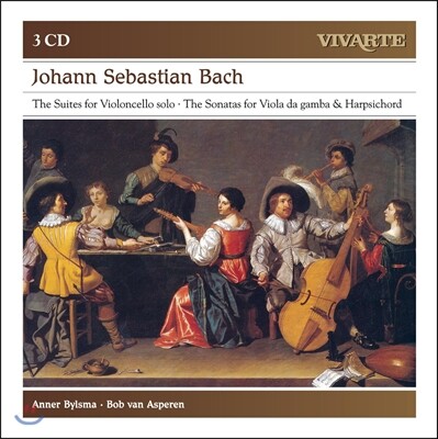 Anner Bylsma 바흐: 무반주 첼로 모음곡 전곡, 하프시코드와 비올라 다 감바를 위한 소나타 (J.S. Bach: Suites for Violoncello)