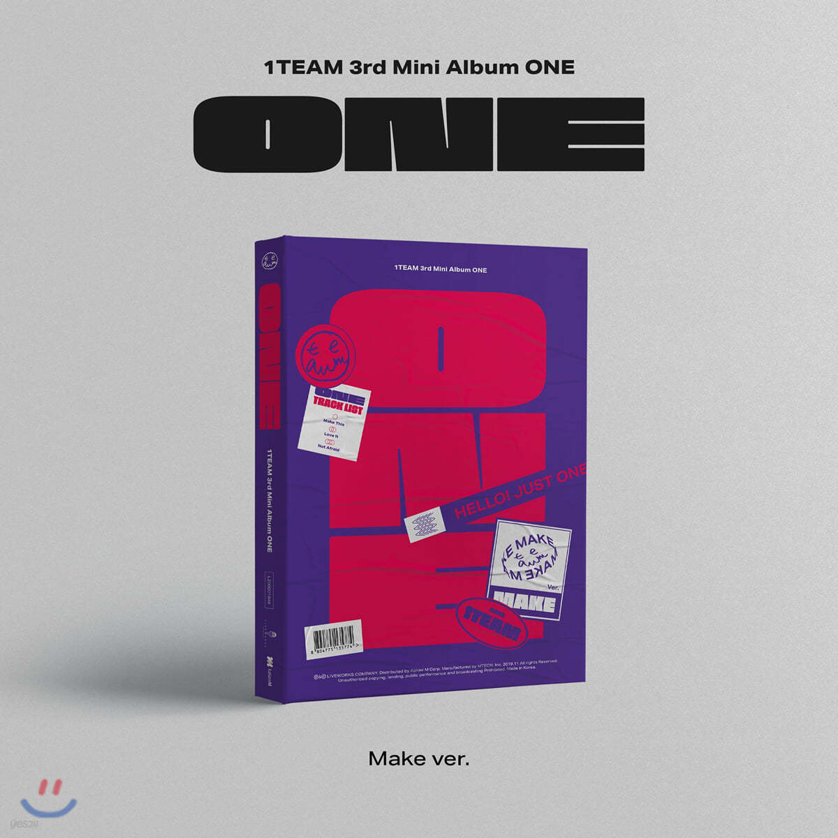 원팀(1TEAM) - 미니앨범 3집 : ONE [Make Ver.]