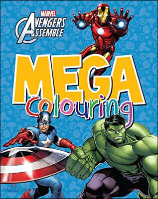 Marvel Avengers Assemble Mega Colouring