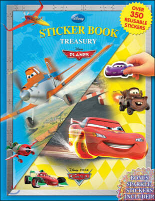 Sticker Book Treasury : Walt Disney Planes and Cars