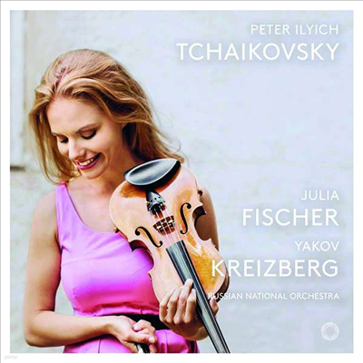 Julia Fischer — 차이코프스키: 바이올린 협주곡 & 소중한 곳에 대한 추억 (Tchaikovsky: Violin Concerto In D Major, Op. 35 & Souvenir D'Un Lieu Cher, Op. 42) - Julia Fischer 앨범 커버