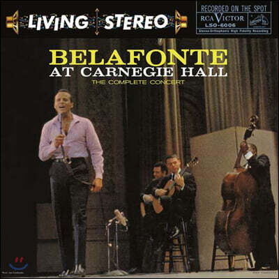Harry Belafonte — At Carnegie Hall 해리 벨라폰테 1959년 카네기홀 실황 앨범 커버