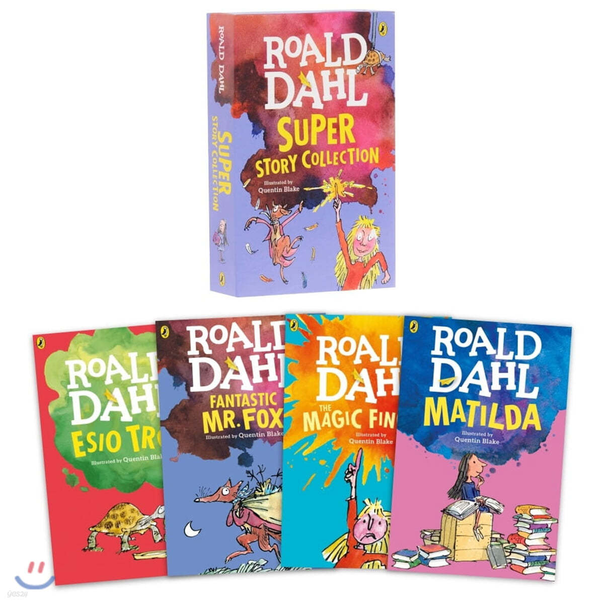 로알드달 베스트 원서 4종 박스 세트 Roald Dahl Super Story Collection