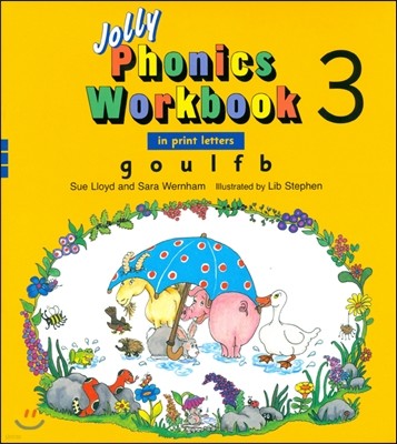 Jolly Phonics Workbook 3 (in print letters)