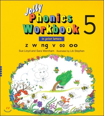 Jolly Phonics Workbook 5 (in print letters)