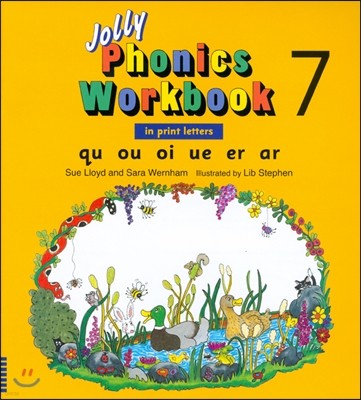 Jolly Phonics Workbook 7 (in print letters)