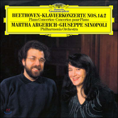 Martha Argerich 베토벤: 피아노 협주곡 1, 2번 - 마르타 아르헤리치 [2LP]