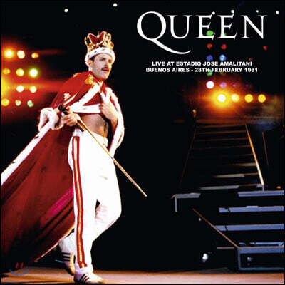 Queen — Live At Estadio Jose Amalitani, Buenos Aires 28th February 1981 앨범 커버