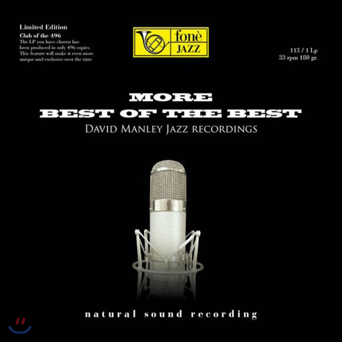 데이빗 맨니가 녹음한 재즈곡 모음집 (More Best of The Best - David Manley Jazz Recordings) [LP]