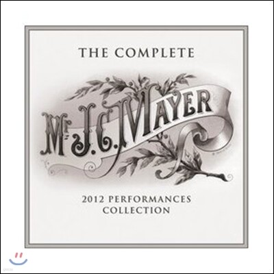 John Mayer — The Complete 2012 Perfoemances Collection LP 앨범 커버