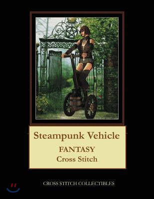 Steampunk Vehicle: Fantasy Cross Stitch Pattern