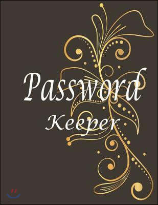 Password Keeper: password keeper book Size 8.5x11inches, 120 pages Big column for recording. Internet Password book for seniors, </b