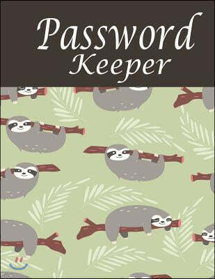 Password keeper: password keeper book Size 8.5x11inches, 120 pages Big column for recording. Internet Password book for seniors,